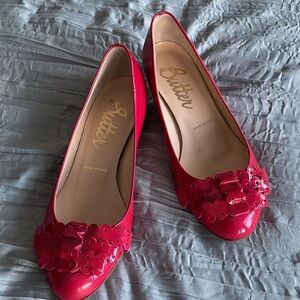 Butter Fuschia Patent Heels